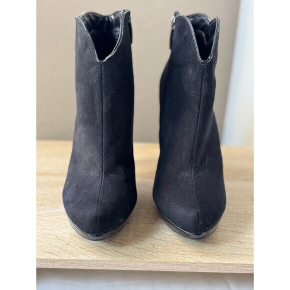 Limelight Black Suede Ankle Booties - Women’s Size 9 - Picture 3 of 7